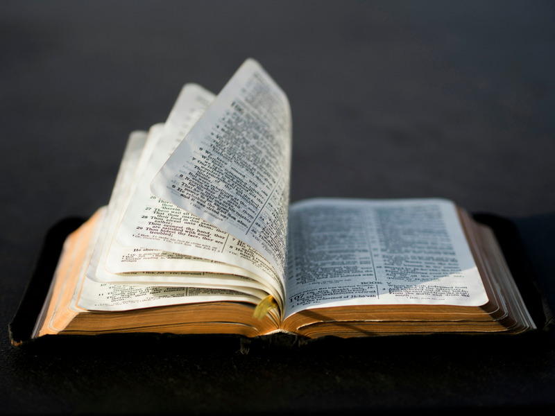 Photo of the Bible