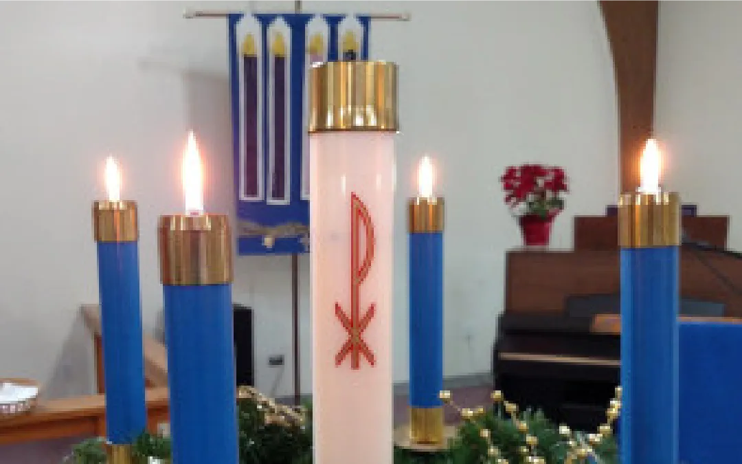 Christ Candle during Advent